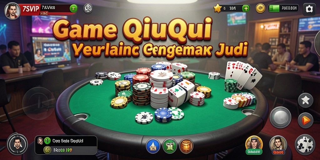 Screenshot utama menampilkan gameplay QiuQiu yang seru.
