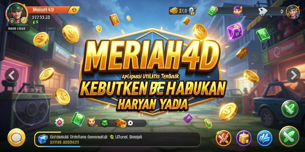 Tampilan utama MERIAH4D yang user-friendly dan intuitif.