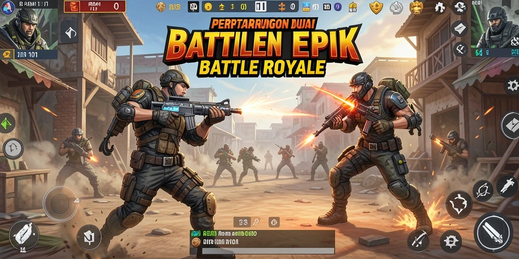 Gameplay Battle Royale yang mendebarkan di REMI101.