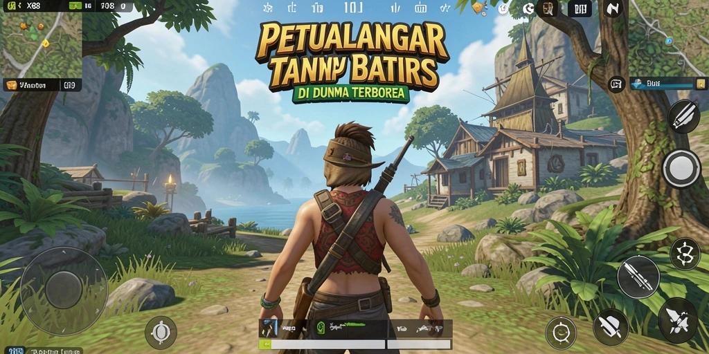 Tampilan gameplay X88 yang luas dan mendebarkan.