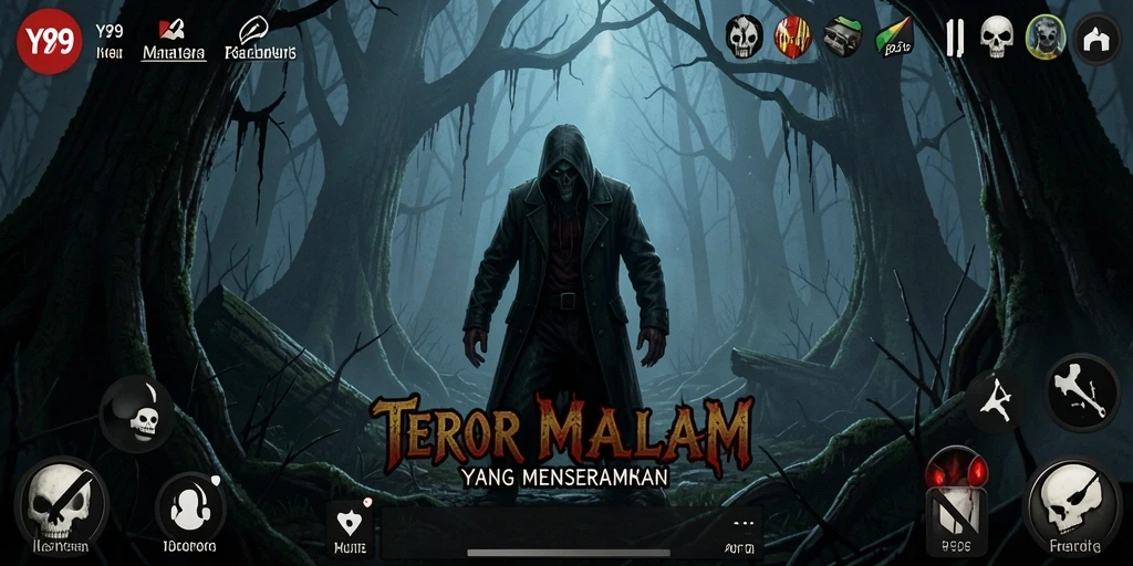 Tampilan gameplay Y89 yang mencekam dan menarik perhatian.