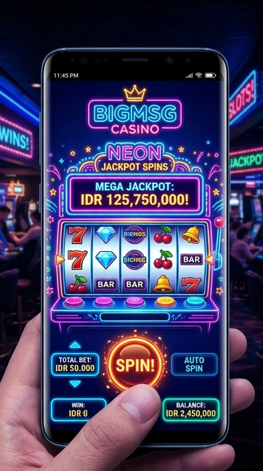 Fitur utama aplikasi bigmsg yang mudah digunakan.